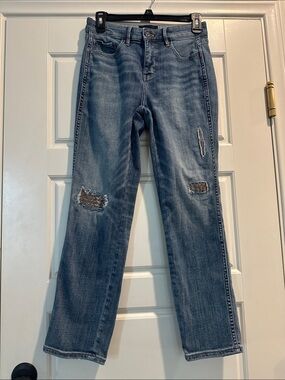 White House Black Market light blue denim jeans